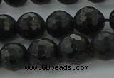 CAE37 15.5 inches 10mm faceted round astrophyllite beads wholesale