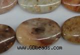 CAG1095 15.5 inches 20*30mm oval Morocco agate beads wholesale