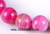 CAG141 smooth round madagascar agate 19mm stone beads Wholesale