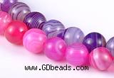 CAG142 9mm  smooth  round madagascar agate stone beads Wholesale