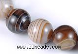 CAG143 14mm round madagascar agate gemstone beads Wholesale