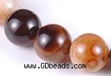 CAG145 round madagascar agate 20mm gemstone beads Wholesale