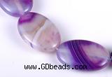 CAG157 20*30mm oval madagascar agate gemstone beads Wholesale