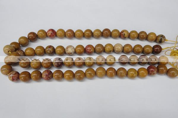 CAG1745 15.5 inches 12mm round golden agate beads wholesale