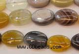 CAG2360 15.5 inches 13*18mm oval African botswana agate beads