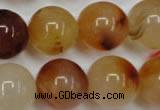 CAG2378 15.5 inches 18mm round red agate beads wholesale