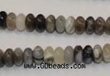 CAG2430 15.5 inches 5*8mm rondelle Chinese botswana agate beads