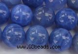 CAG4303 15.5 inches 10mm round dyed blue fire agate beads