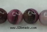 CAG434 15.5 inches 16mm round agate gemstone beads wholesale