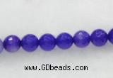 CAG437 5pcs 8mm&10mm&12mm faceted round violet agate beads wholesale