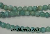 CAG4401 15.5 inches 6mm round dyed blue lace agate beads