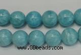 CAG4403 15.5 inches 10mm round dyed blue lace agate beads