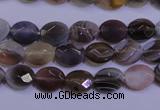 CAG4460 15.5 inches 8*10mm faceted oval botswana agate beads