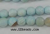 CAG4485 15.5 inches 6mm faceted round agate beads wholesale