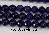 CAG4495 15.5 inches 8mm faceted round fire crackle agate beads