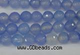 CAG4505 15.5 inches 8mm faceted round agate beads wholesale