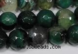 CAG4657 15.5 inches 8mm faceted round fire crackle agate beads