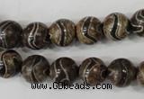 CAG4752 15 inches 10mm round tibetan agate beads wholesale