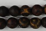 CAG4762 15 inches 14mm round tibetan agate beads wholesale