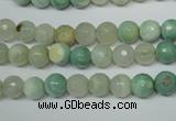 CAG4811 15 inches 6mm faceted round fire crackle agate beads