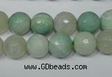 CAG4813 15 inches 10mm faceted round fire crackle agate beads