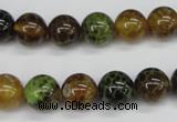 CAG4833 15 inches 10mm round dragon veins agate beads wholesale