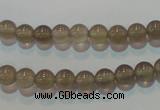 CAG5240 15.5 inches 6mm round Brazilian grey agate beads wholesale