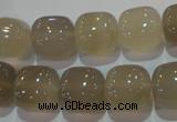 CAG5261 15.5 inches 14*14mm square Brazilian grey agate beads