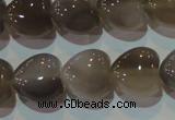 CAG5263 15.5 inches 16*16mm heart Brazilian grey agate beads