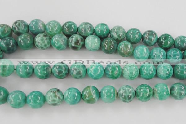 CAG5305 15.5 inches 14mm round peafowl agate gemstone beads