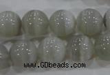 CAG5324 15.5 inches 14mm round grey line agate beads wholesale