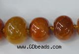 CAG5422 8*12mm – 20*30mm rondelle dragon veins agate beads