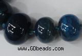 CAG5425 8*12mm – 20*30mm rondelle dragon veins agate beads