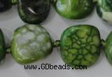 CAG5524 15.5 inches 18*20mm - 20*22mm nuggets agate gemstone beads