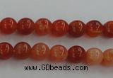 CAG5560 15.5 inches 4mm round natural fire agate beads wholesale