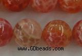 CAG5565 15.5 inches 14mm round natural fire agate beads wholesale