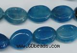 CAG5621 15 inches 13*16mm oval dragon veins agate beads wholesale