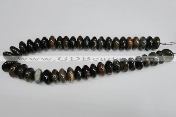 CAG5642 15 inches 8*17mm rondelle agate gemstone beads wholesale