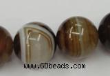 CAG5907 15 inches 20mm round Madagascar agate gemstone beads