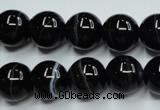 CAG5945 15.5 inches 10mm round black line agate beads wholesale