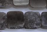 CAG5987 15.5 inches 20*20mm square grey agate gemstone beads