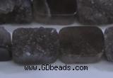 CAG5990 15.5 inches 15*20mm rectangle grey agate gemstone beads