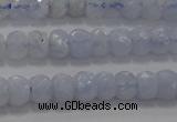 CAG5992 15.5 inches 3*5mm faceted rondelle blue lace agate beads