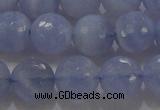 CAG5998 15.5 inches 10mm faceted round blue lace agate beads