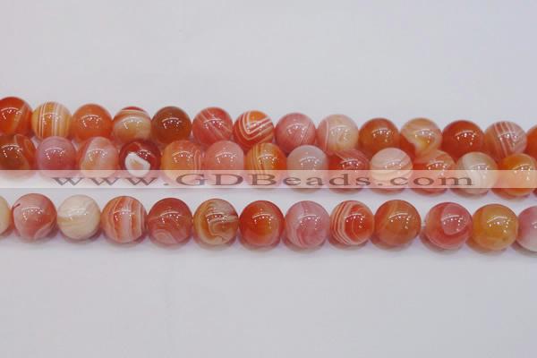 CAG6344 15 inches 12mm round red botswana agate beads wholesale