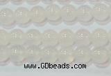 CAG6501 15.5 inches 6mm round Brazilian white agate beads