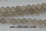 CAG6531 15.5 inches 4mm round Brazilian grey agate beads