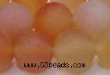 CAG6695 15 inches 18mm round multicolor pilates agate beads