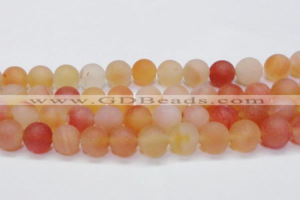 CAG6695 15 inches 18mm round multicolor pilates agate beads