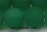 CAG6736 15 inches 20mm round green pilates agate beads